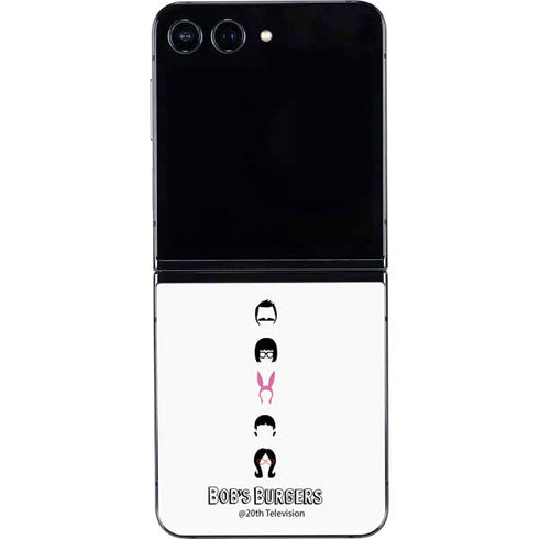 Bobs Burgers Silhouette Galaxy Z Flip5 5G Skin